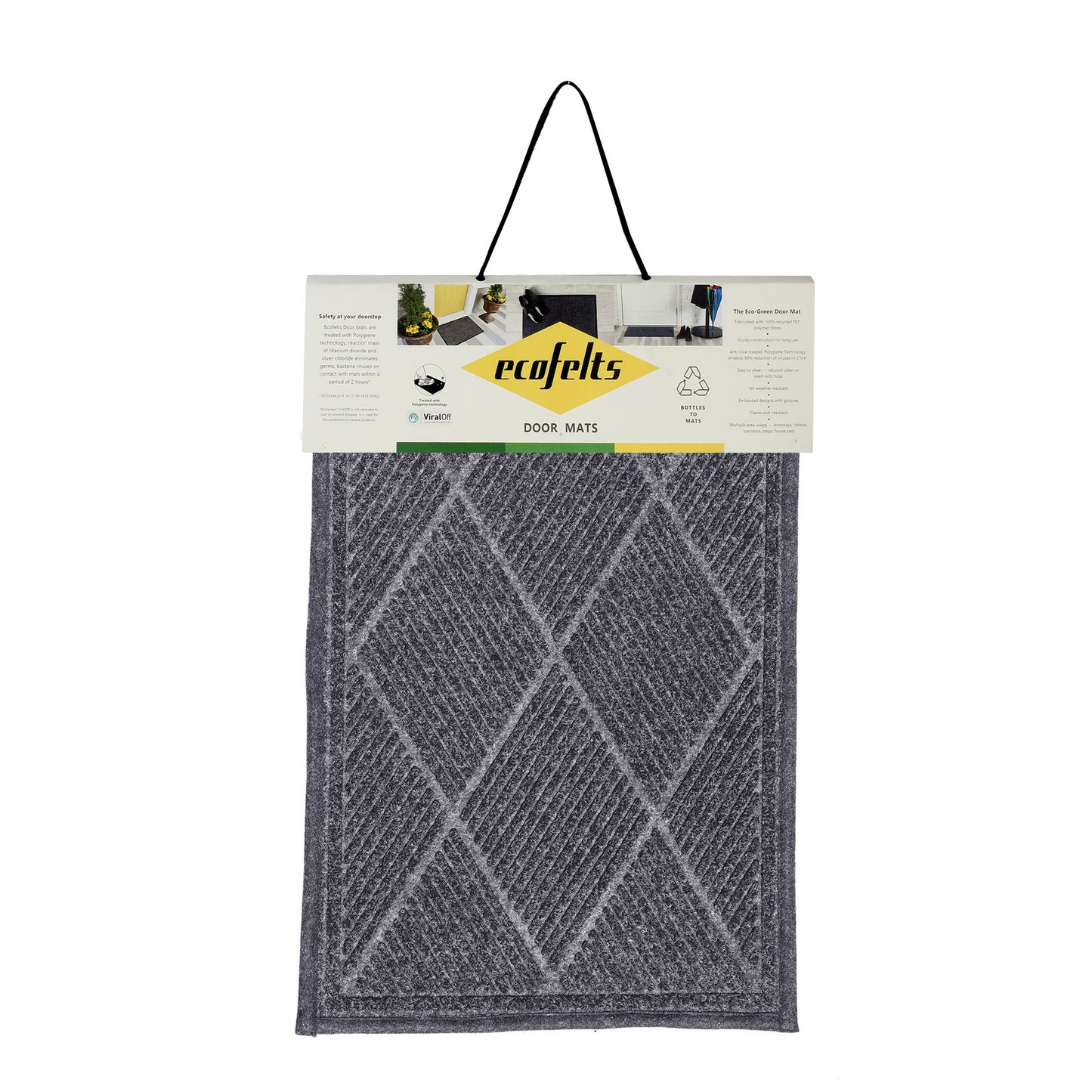 Door Mat - Diamond Coal