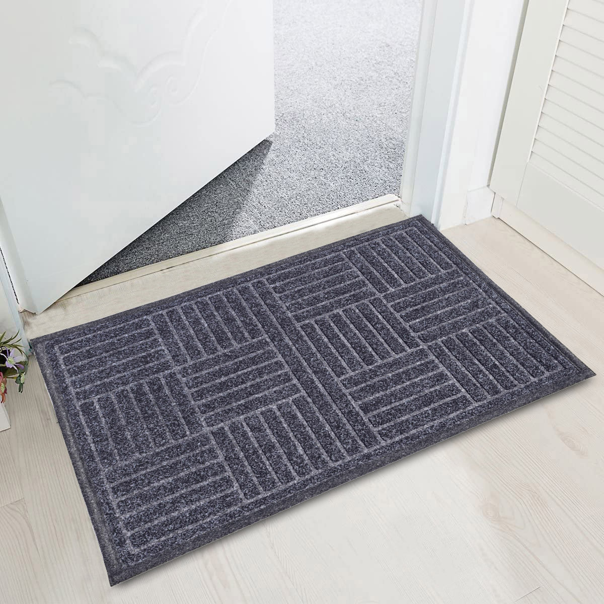 
                  
                    Door Mat - Check Coal
                  
                